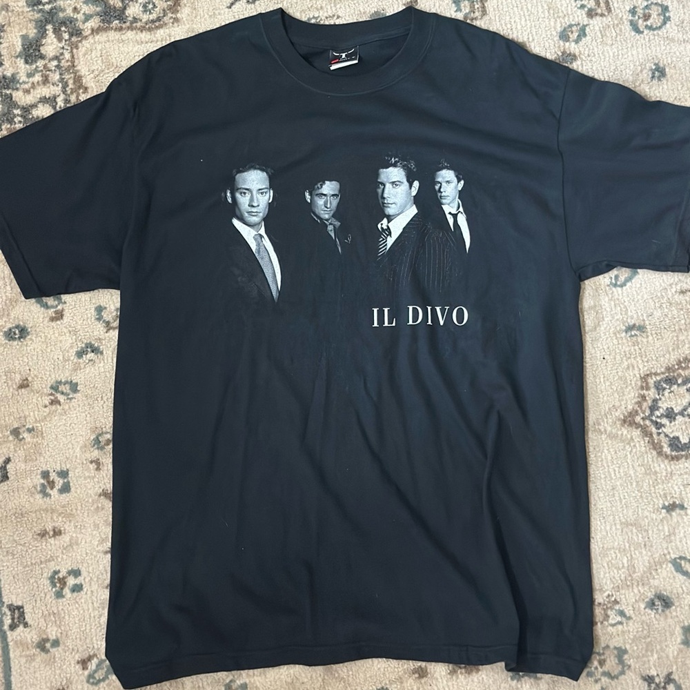 Black Il Divo Graphic T-Shirt